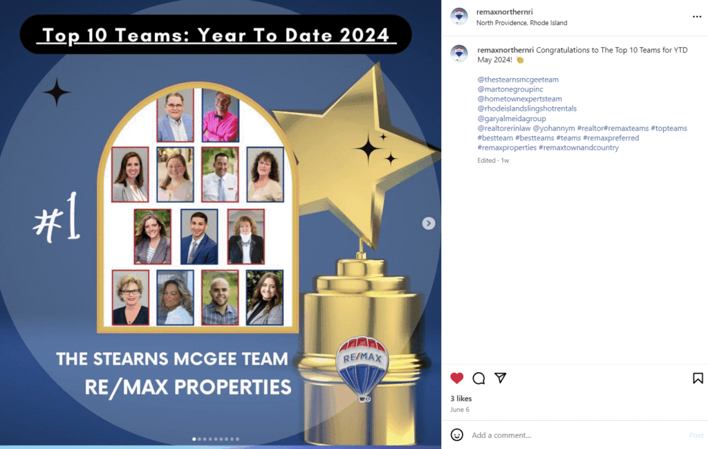 TOP TEAMS AT REMAX