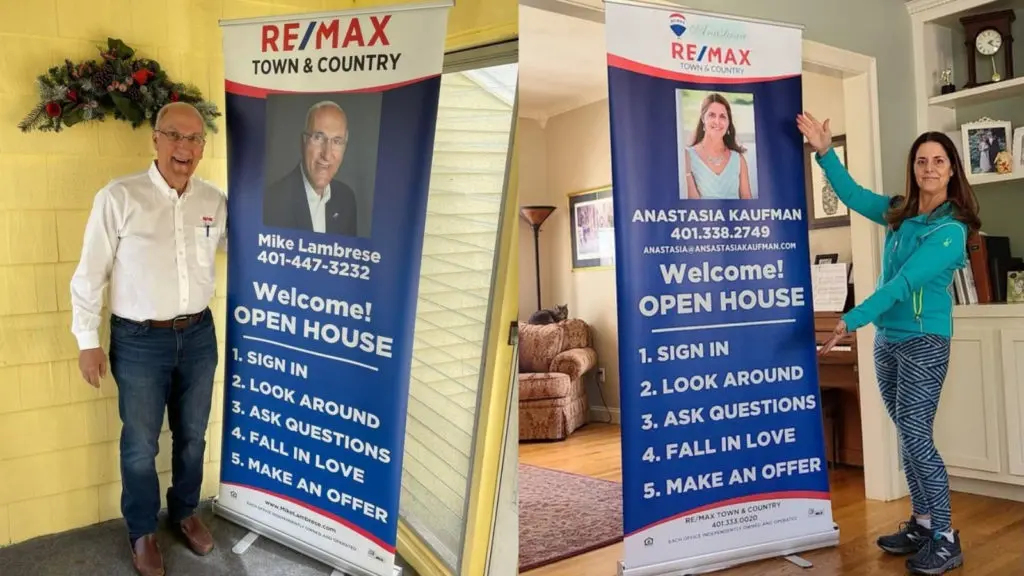 remax new retractable signs