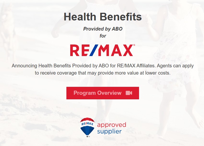 abo ABO for healthcare benefits for remax agents