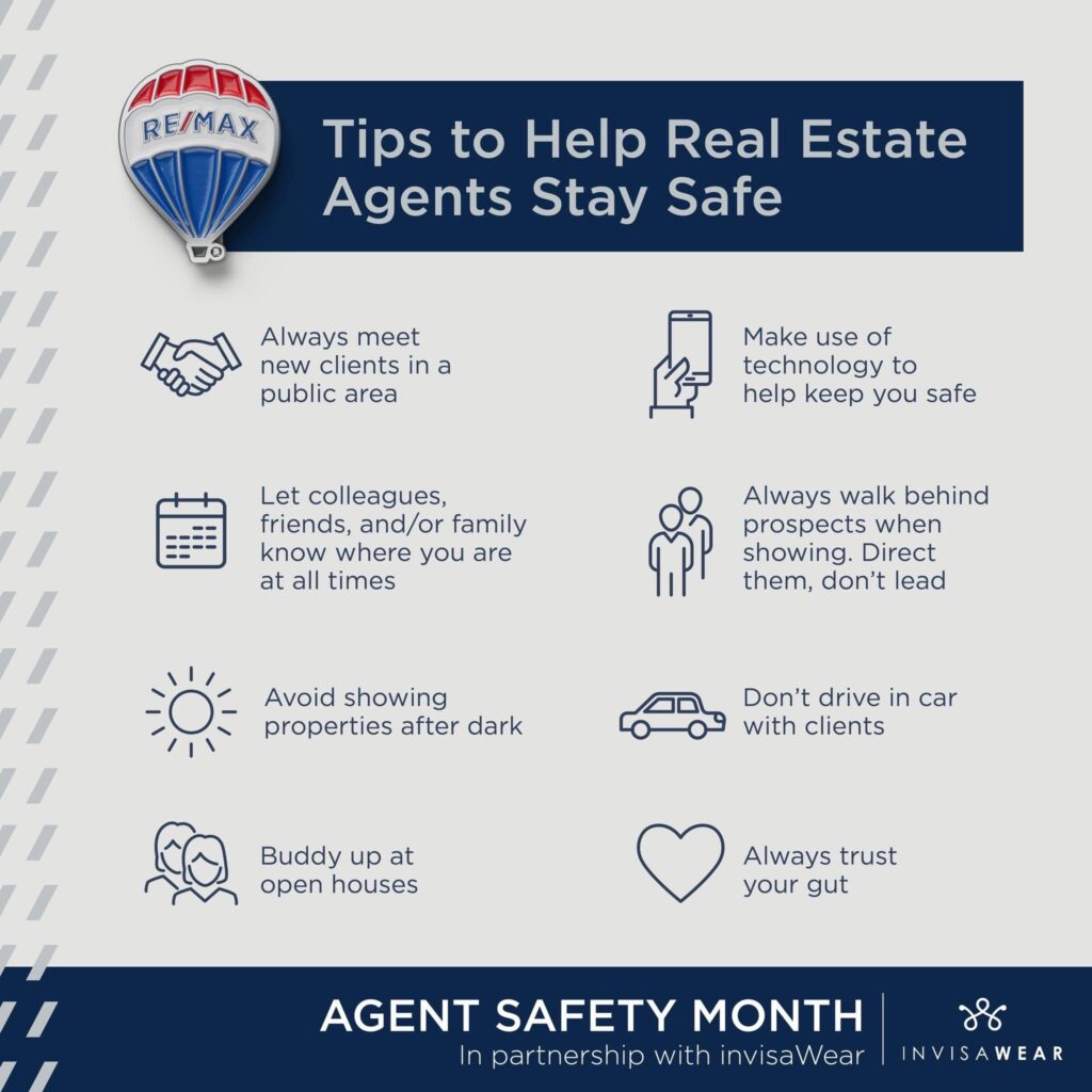 safety tips for real estate agents