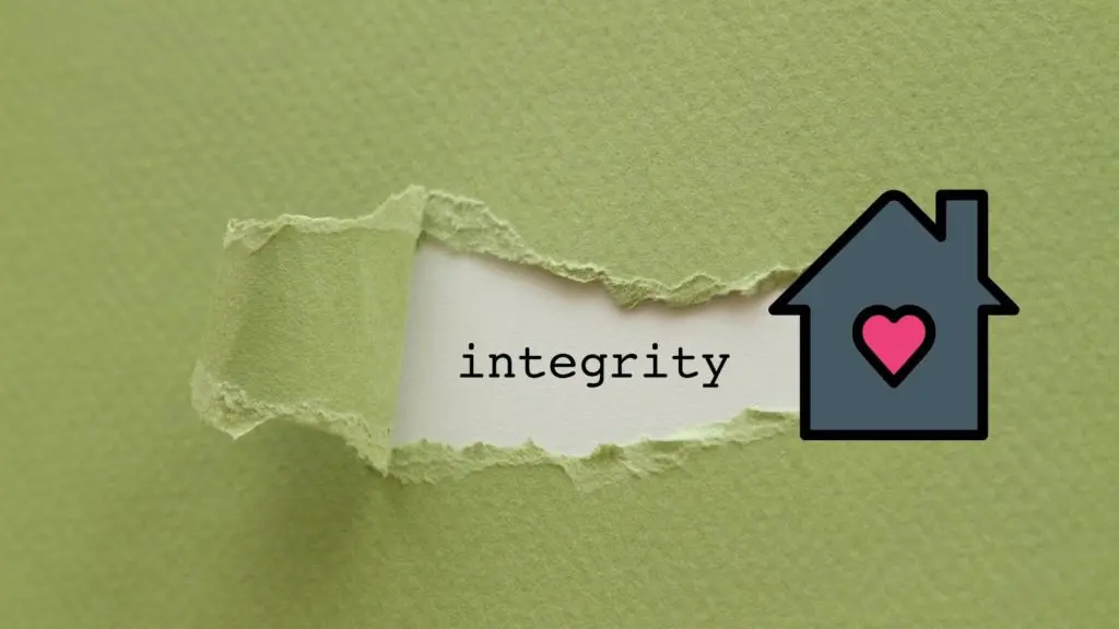 your integrity as a successful real estate agent